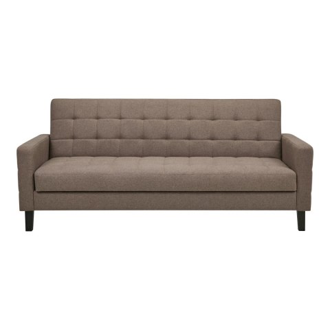 Sofa rozkładana Milton brązowa/ czarne