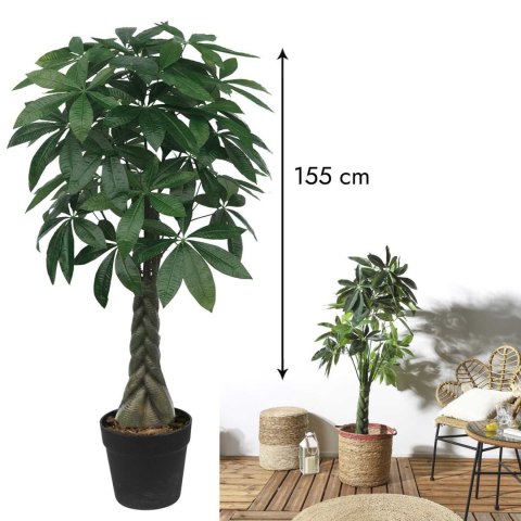 Sztuczne drzewko 155cm pleciony pień