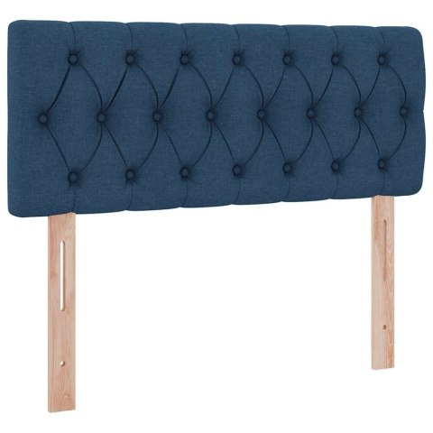 Łóżko z miejscem na przechowywanie i LED Niebieski 120 x 190 cm