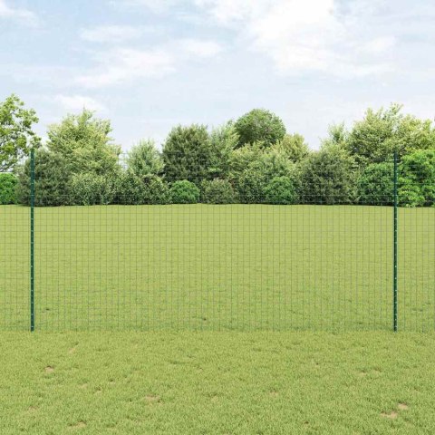 Słupek ogrodzeniowy. 44 pcs Zielony 200 cm Stal