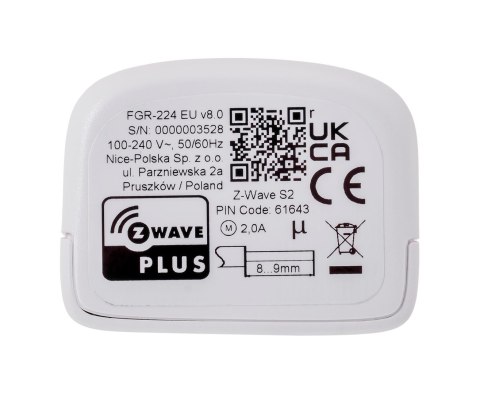 Inteligentny sterownik rolet FIBARO Roller Shutter 4 (FGR-224 ZW8)