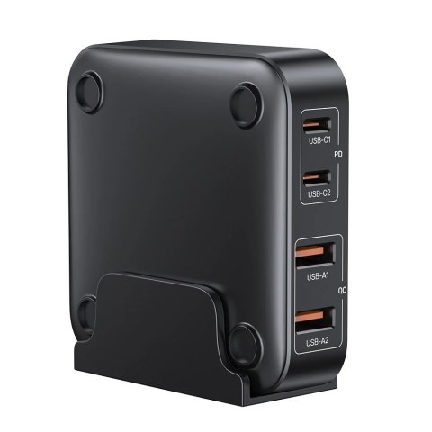 UNITEK ŁADOWARKA BIURKOWA GAN 100W 2XUSB-A 2XUSB-C CZARNA