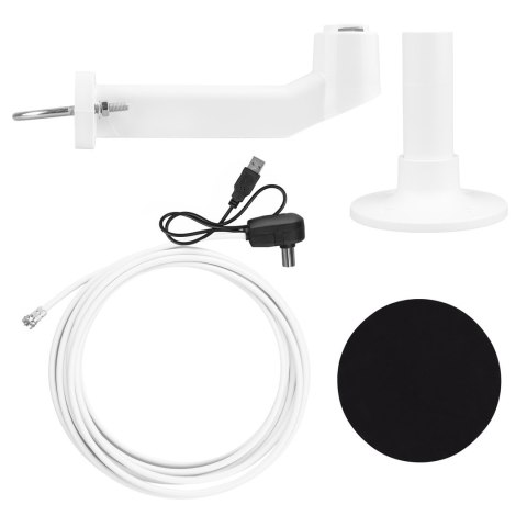 MACLEAN ANTENA WIELOKIERUNKOWA DVB-T/T2 HEVC, AKTYWNA, CAMPER, CENTRALNE MOCOWANIE KABLA MCTV-104