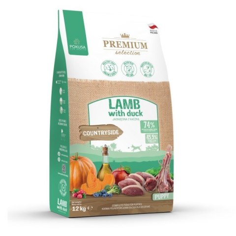 Pokusa Premium Selection Jagnięcina z kaczką 12kg (OUTLET)