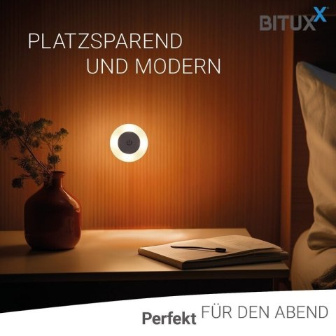 Zestaw 5x Lampka Nocna LED Dotykowa USB - 3 Barwy Światła, Samoprzylepna