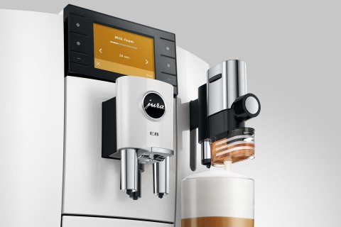 Ekspres do kawy Jura E8 Piano White (ED)