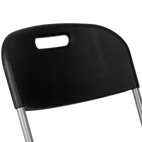 Krzesło cateringowe ogrodowe składane BLACK