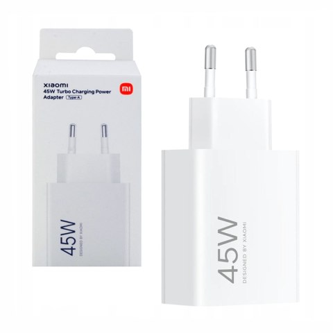 Ładowarka sieciowa TurboCharge USB-A 45W - biała