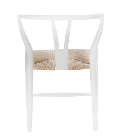 Krzesło Wicker Naturalne białe inspirowa