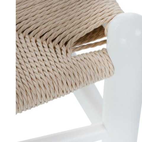 Krzesło Wicker Naturalne białe inspirowa