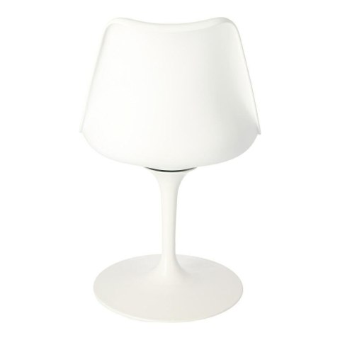 Krzesło Tulip Basic białe/czarna poduszk