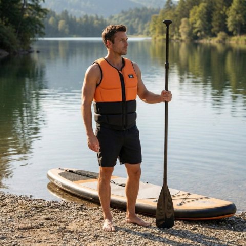 KAMIZELKA NEOPRENOWA ASEKURACYJNA SUP XQMAX R.XL ORANGE/ BLACK