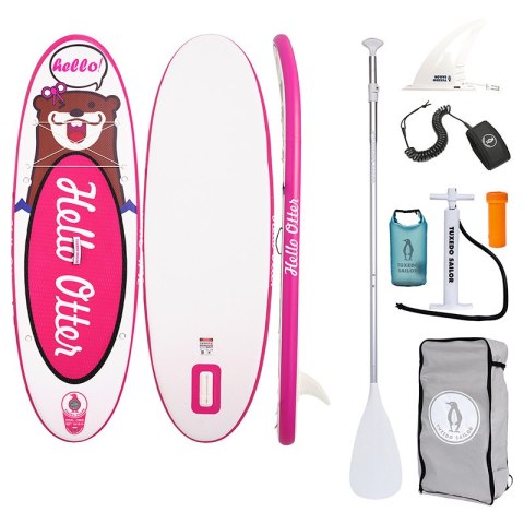 Deska SUP Padle Board dziecięca FunWater Tuxedo Sailor (różowa)