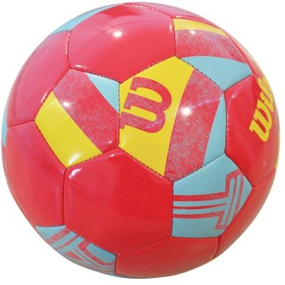 PIŁKA NOŻNA WILSON IMPACT SB KORAL/YELLLOW/BLUE R.5