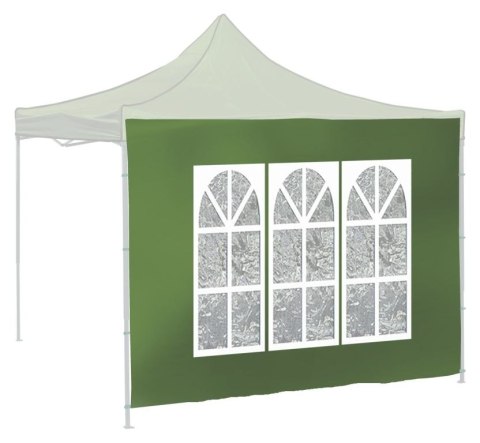 Ściana boczna do namiotu imprezowego WINDOW 2x3m zielona