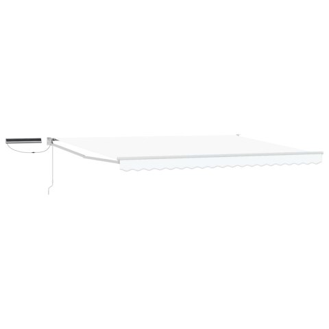 Markiza elektryczna Biały 4,5 × 3 m Aluminium