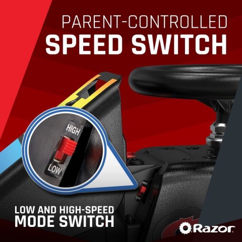 Razor CRAZY CART Shift Lightshow Lithium - Pojazd elektryczny do driftu