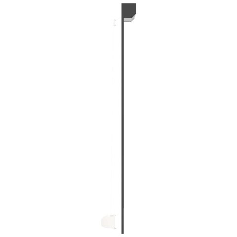Roleta Antracyt 110 x 220 cm Aluminium i poliuretan
