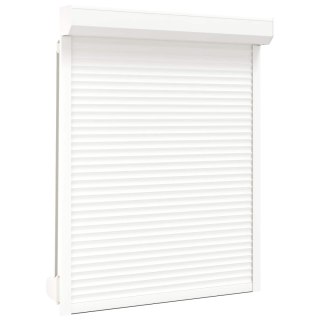 Roleta Biały 120 x 150 cm Aluminium i poliuretan