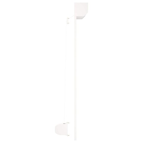 Roleta Biały 130 x 140 cm Aluminium i poliuretan
