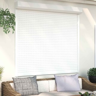Roleta Biały 160 x 150 cm Aluminium i poliuretan