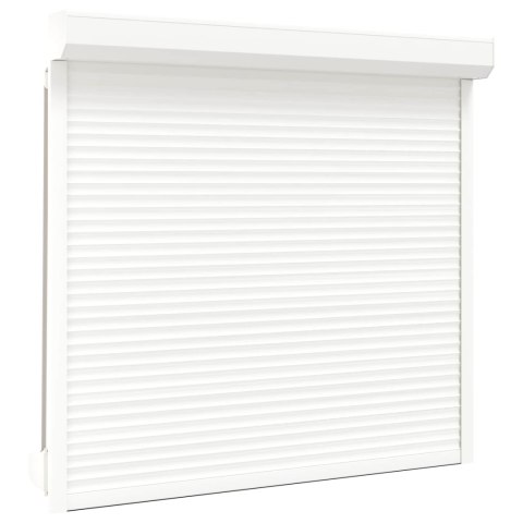 Roleta Biały 160 x 150 cm Aluminium i poliuretan