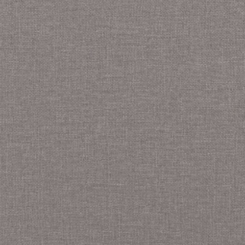 Łóżko kontynentalne z materacem, taupe, tkanina, 140x200 cm