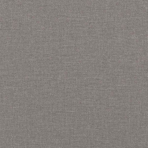 Łóżko kontynentalne z materacem, taupe, tkanina, 140x200 cm