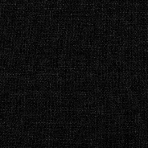 Łóżko sprężynowe z materacem Czarny 140 x 200 cm tkanina
