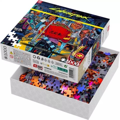 Good Loot Comic Book Puzzle: Cyberpunk 2077 Kickdown, 1000 elementów