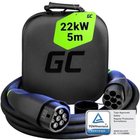 Kabel EV Green Cell GC Snap Type 2 22kW 5m