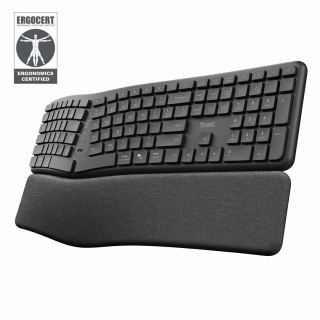 Klawiatura ergonomiczna TRUST Keyra multidevice wireless