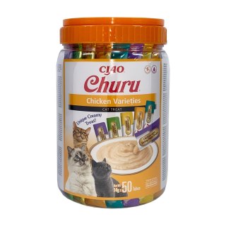 INABA CHURU Varietes Tuńczyk - kot 50x14g