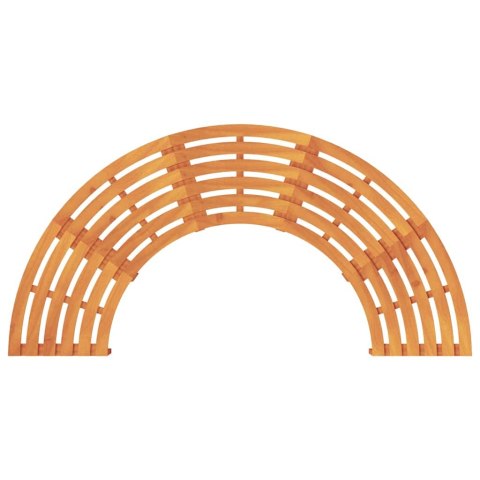 Ławka Drzewna 2 pcs Naturalny 160 x 80 x 45cm