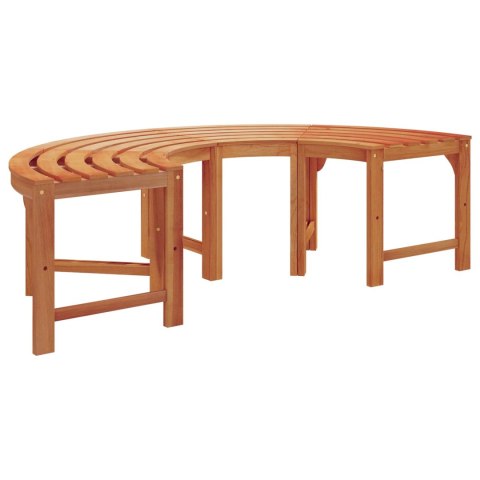 Ławka Drzewna 2 pcs Naturalny 160 x 80 x 45cm