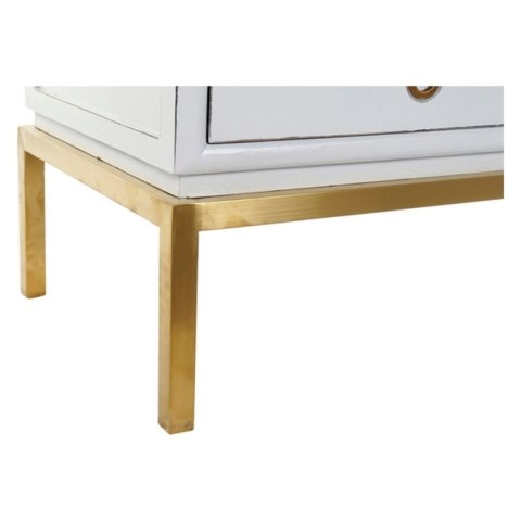 Szafa DKD Home Decor Biały Złoty Metal Topola 120 x 50 x 175 cm