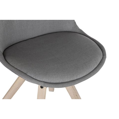 Krzesło do Jadalni DKD Home Decor Szary (Odnowione A)