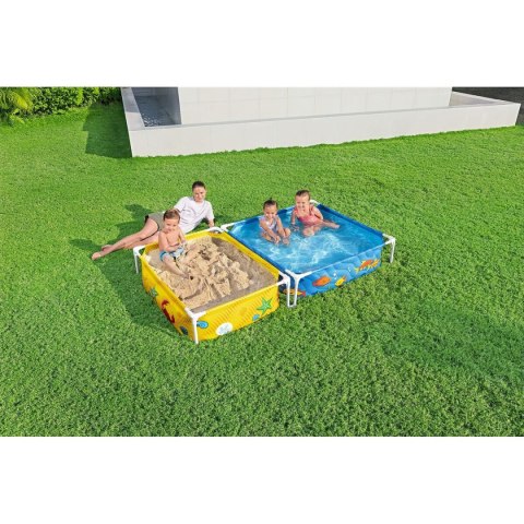 Bestway Rigidzny Basen Dla Dzieci z Piaskownicą 213x122x30,5 cm +2 lata Jardin 00561