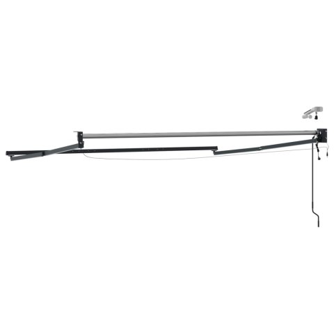 Elektryczna rama markizy składanej Antracyt 3 x 2,5 m Aluminium