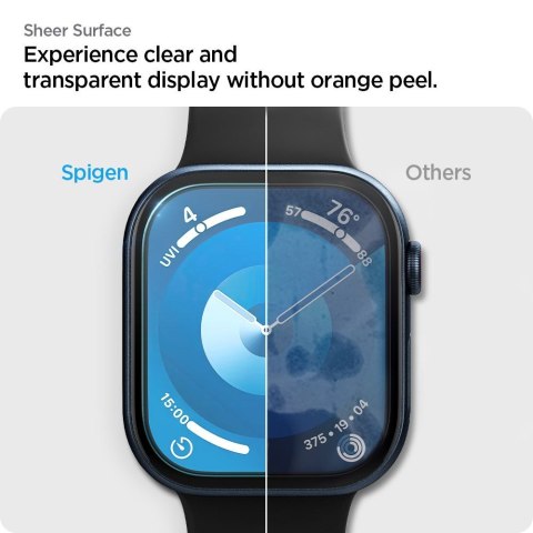 Szkło hybrydowe na Apple Watch 10 46 mm przezroczyste - 2 szt.