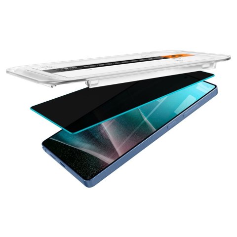 Szkło prywatyzujące z aplikatorem na Samsung Galaxy S25 Ultra Glas.TR Ez Fit Privacy - 2 szt.
