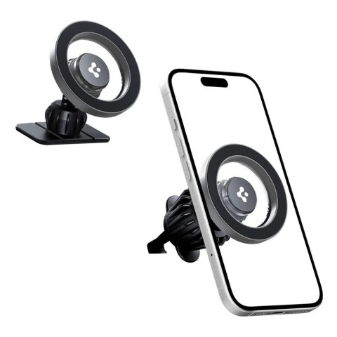 Uchwyt samochodowy do telefonu na kokpit kratkę MagSafe MFT13 - srebrny