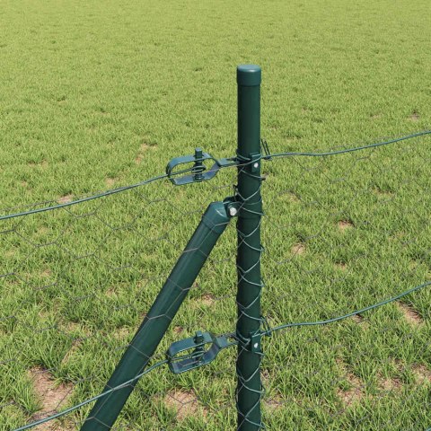 Słupek ogrodzeniowy. Szary 100 x 0,6 m (mesh 50 mm) Stal i PVC