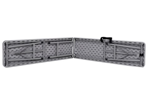 Składana ławka cateringowa RATTAN 180 cm szara
