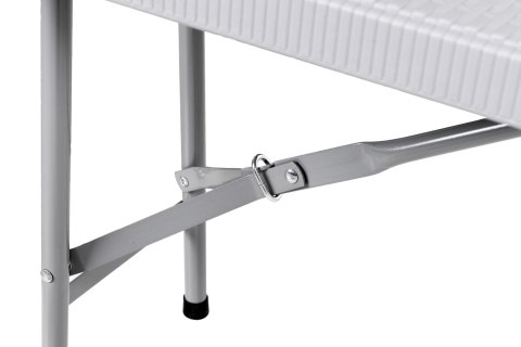 Składana ławka cateringowa RATTAN 180 cm szara