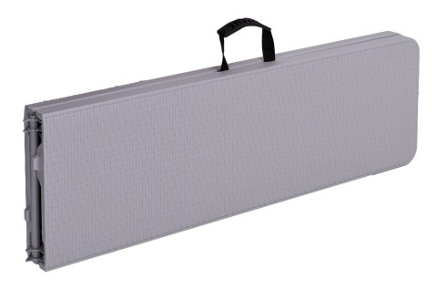 Składana ławka cateringowa RATTAN 180 cm szara