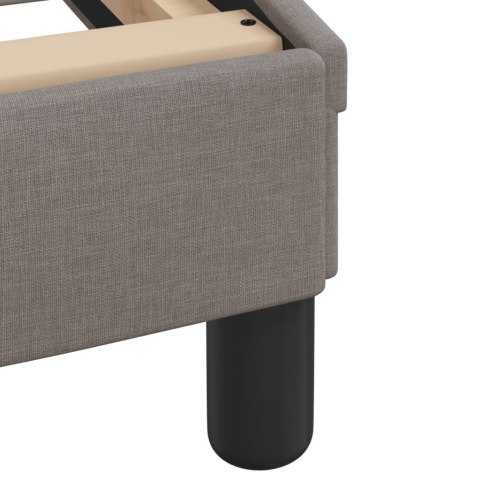 Rama łóżka z LED bez materaca Hvar Taupe 160x200 cm Tkanina