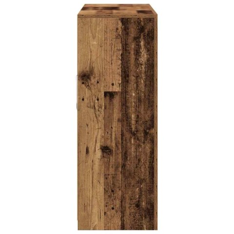 Komoda LED Ze LED Lights Stare drewno 162 x 37 x 100 cm