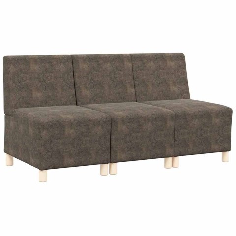 Modułowa sofa bez podłokietników 3 pcs Ciemnoszary