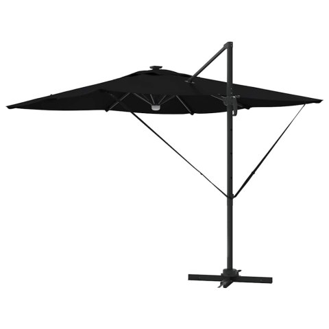 Parasol Roma Czarny 286 x 284 x 270 cm Aluminium i Poliester